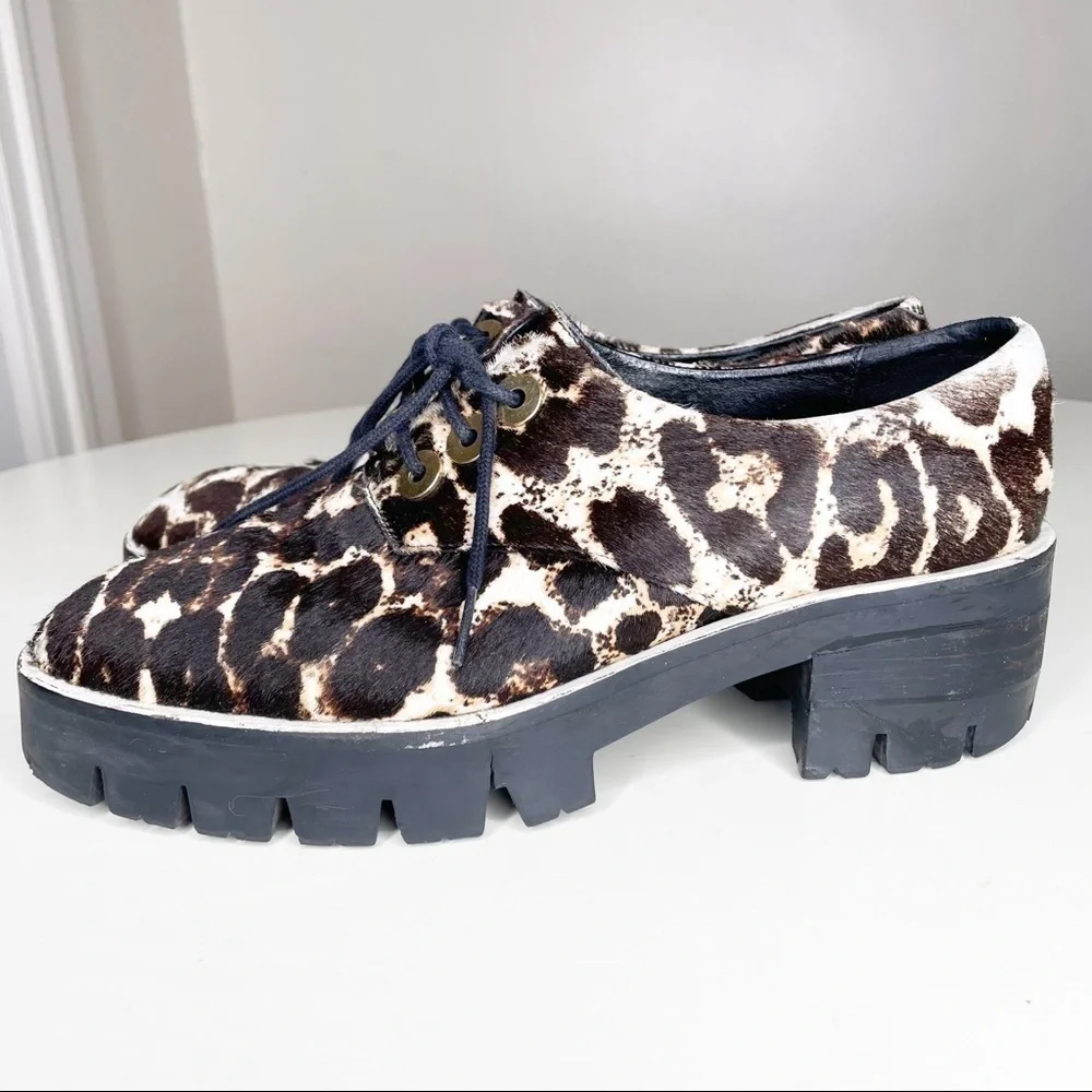 Sandro Paris Alec Leopard Platform Sneaker EU 39 US Women’s Size 9
